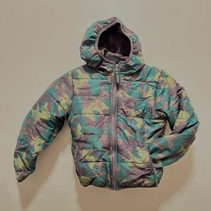 Roebuck and Co. kids Camo Fleece Lined Puffer Jacket Coat M (5/6)